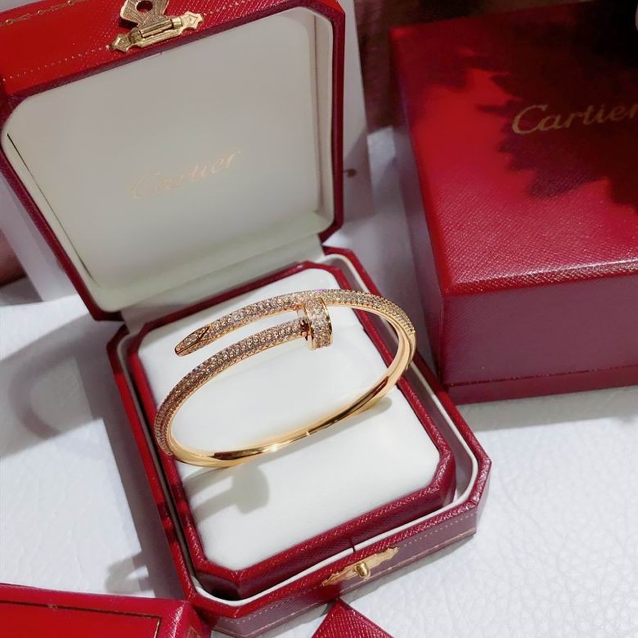 Cartier Bracelet Juste Un Clou Bracelet 18k Rose Gold (5) - newkick.org